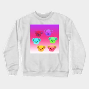 Winter Koalas - Pink/Purple Crewneck Sweatshirt